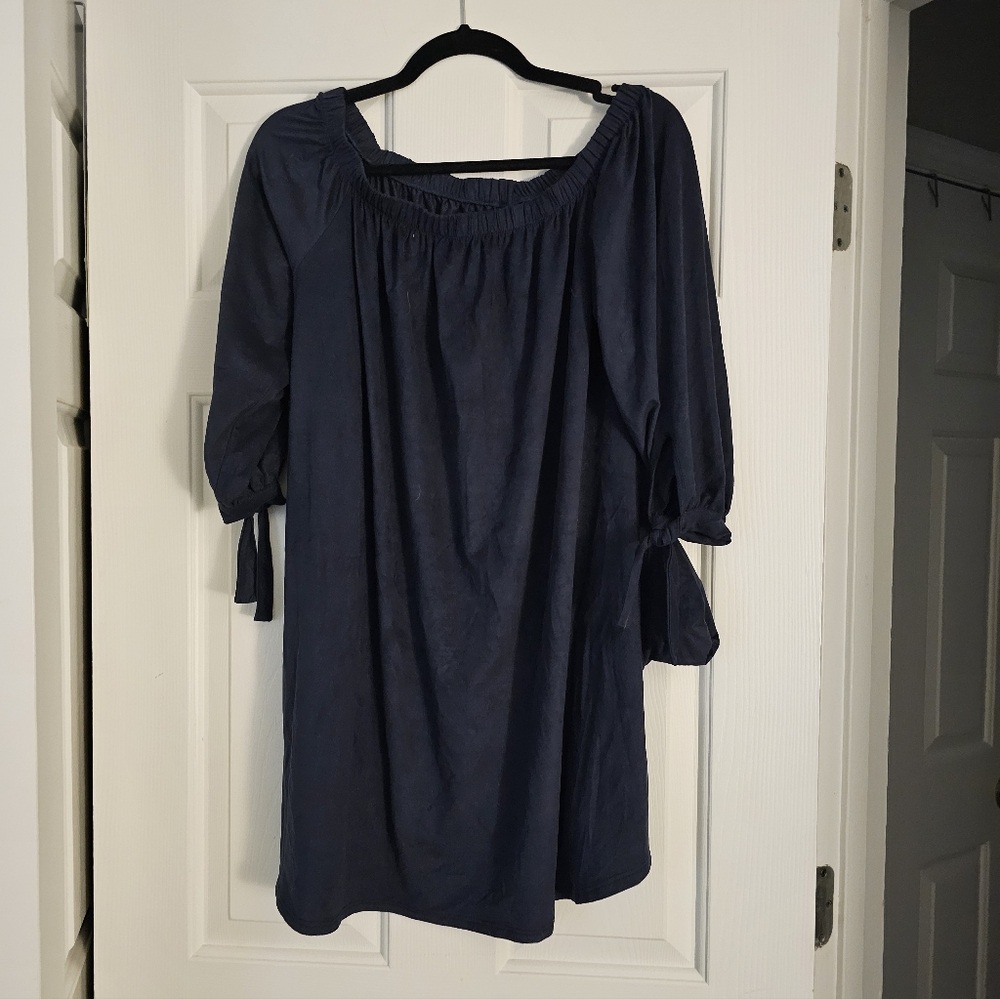 Peppermint Black Long Sleeve Dress Size M